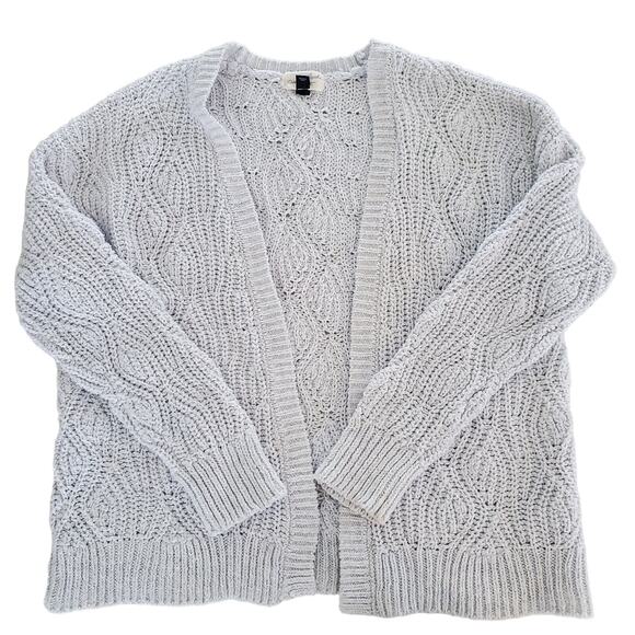 Universal Thread Light Gray Knit Open Cardigan Size XS - Picture 1 of 9
